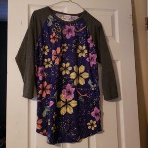 Lularoe randy floral shirt
